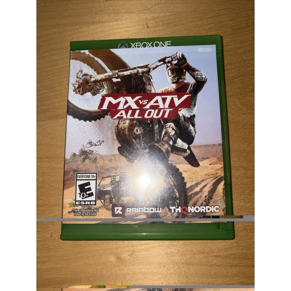MX vs. ATV Game Disc All Out Microsoft Xbox One Dirtbike